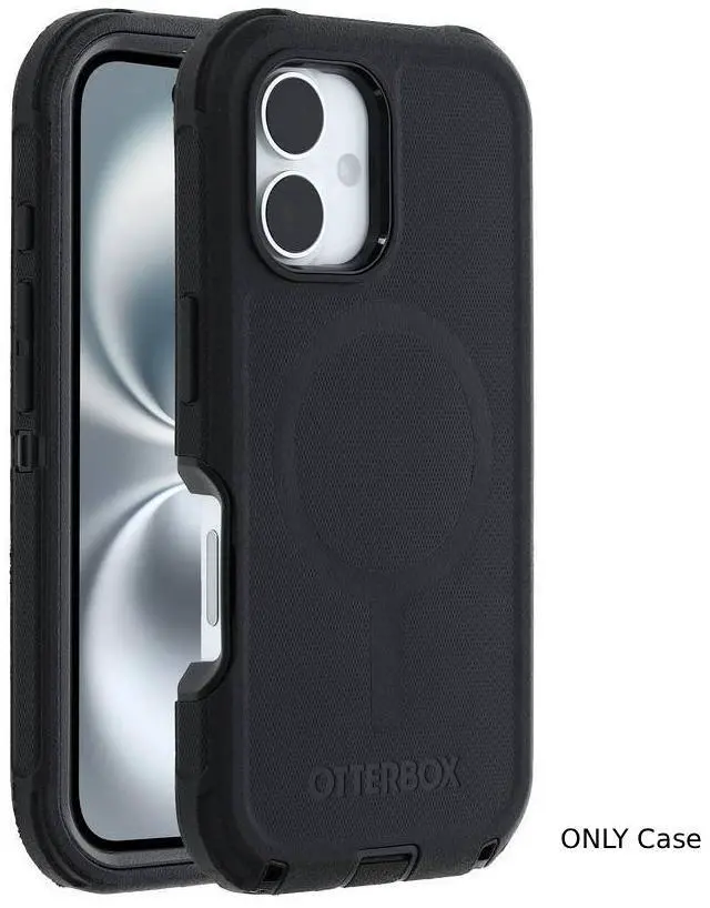 Alt view image 2 of 2 - OtterBox Defender Pro Magsafe Case for iPhone 16 - Black - 77-96013
