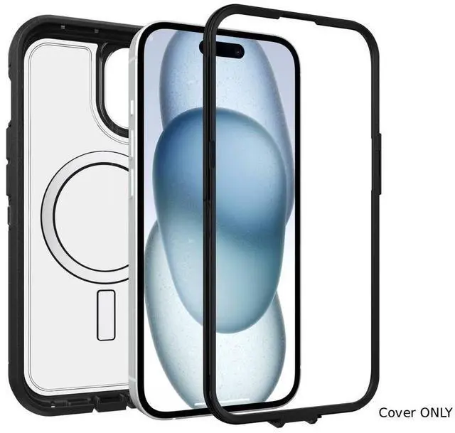 Main image of OtterBox Defender Pro XT Clear MagSafe Case for iPhone 3/14/15/16E/17E - Dark Side - 77-98196