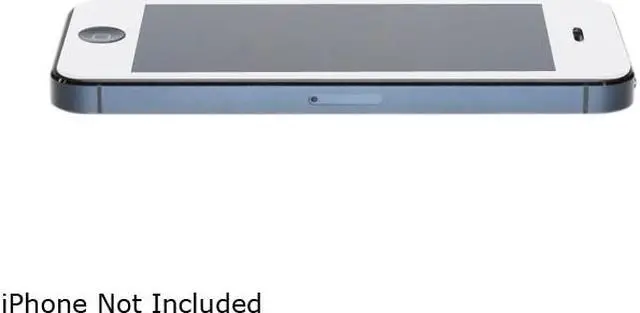 Alt view image 2 of 5 - TekNmotion White Real Glass Screen Shield for iPhone 5 / 5S / iPhone SE TM-GSP5W