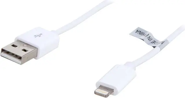 Main image of Nippon Labs USB-LI-3WH 3 ft. MFi Certified White Apple 8-pin Lightning Connector to USB 3ft Cable for Apple iPhone5, iPad4, iPad Mini, iPod Touch 5th Gen, iPod Nano 7th Gen - Charge and Sync Cable 3 f