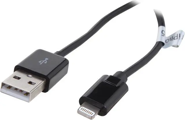 Main image of Nippon Labs USB-LI-3BK 3 ft. MFi Certified Black Apple 8-pin Lightning Connector to USB 3ft Cable for Apple iPhone5, iPad4, iPad Mini, iPod Touch 5th Gen, iPod Nano 7th Gen - Charge and Sync Cable 3 ft