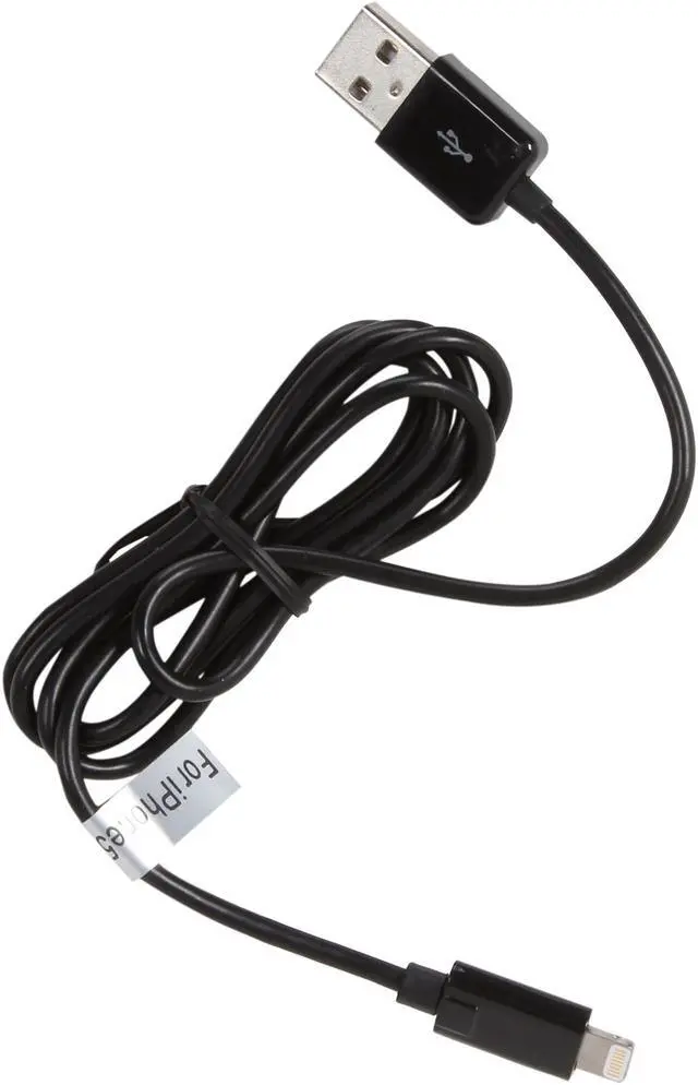 Alt view image 2 of 3 - Nippon Labs USB-LI-3BK 3 ft. MFi Certified Black Apple 8-pin Lightning Connector to USB 3ft Cable for Apple iPhone5, iPad4, iPad Mini, iPod Touch 5th Gen, iPod Nano 7th Gen - Charge and Sync Cable 3 ft