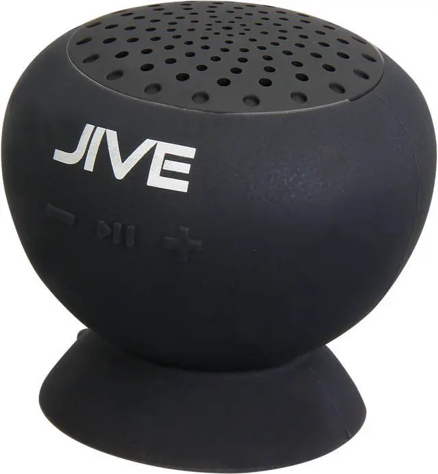 Main image of PC Treasures 9010 Black Lyrix JIVE Water Resistant Bluetooth  Speakers
