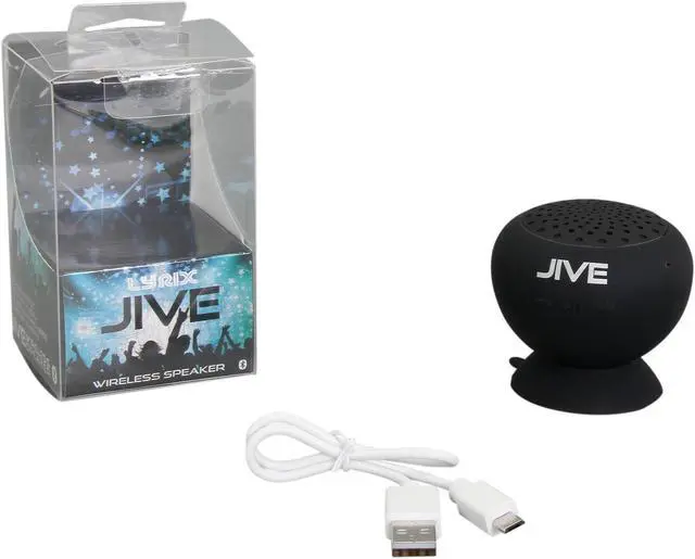 Alt view image 5 of 5 - PC Treasures 9010 Black Lyrix JIVE Water Resistant Bluetooth  Speakers
