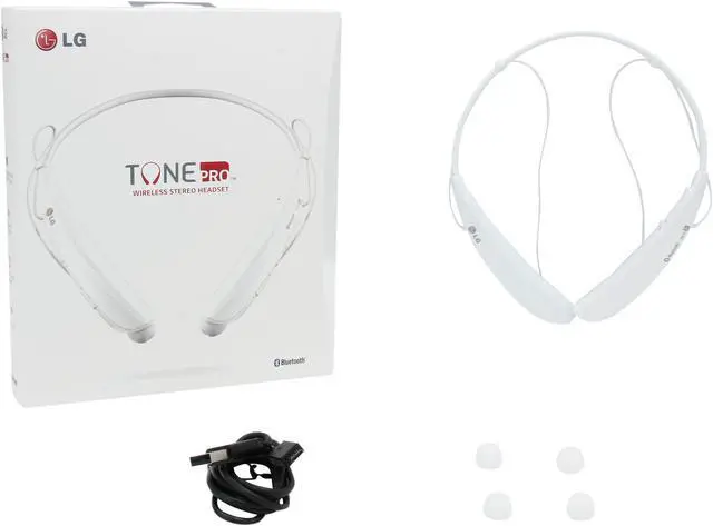 Alt view image 7 of 7 - LG HBS-750.ACUSWHK White Tone Pro HBS750 Bluetooth Wireless Stereo Headset