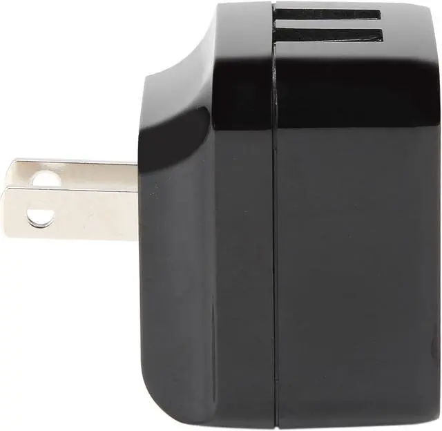 Alt view image 3 of 7 - StarTech USB2PACBK Travel USB Wall Charger - 2 Port - Black - Universal Travel Adapter - International Power Adapter - USB Charger