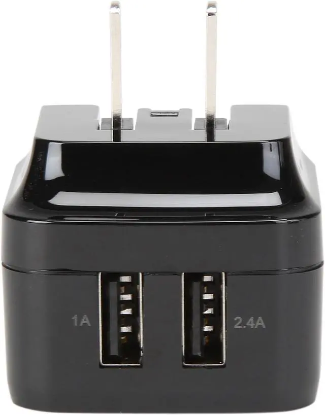 Alt view image 6 of 7 - StarTech USB2PACBK Travel USB Wall Charger - 2 Port - Black - Universal Travel Adapter - International Power Adapter - USB Charger