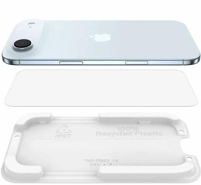 Alt view image 2 of 2 - Belkin ScreenForce UltraGlass 2 Screen Protector for iPhone Air - For OLED iPhone Air - 9H - OVA192FQ