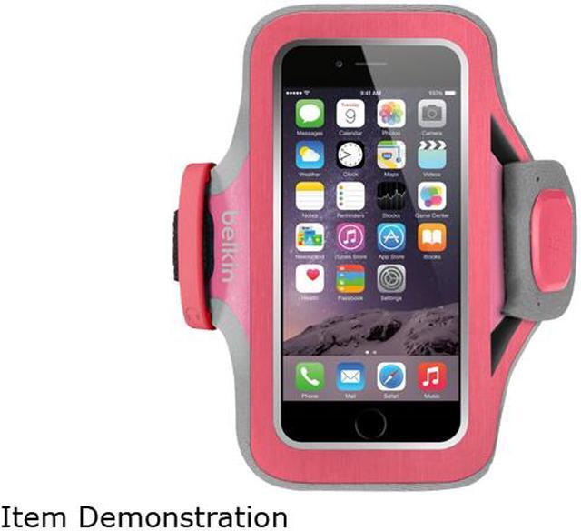 Main image of BELKIN  Pink  Slim-Fit Plus Armband for iPhone 6 cover in PinkF8W499BTC01