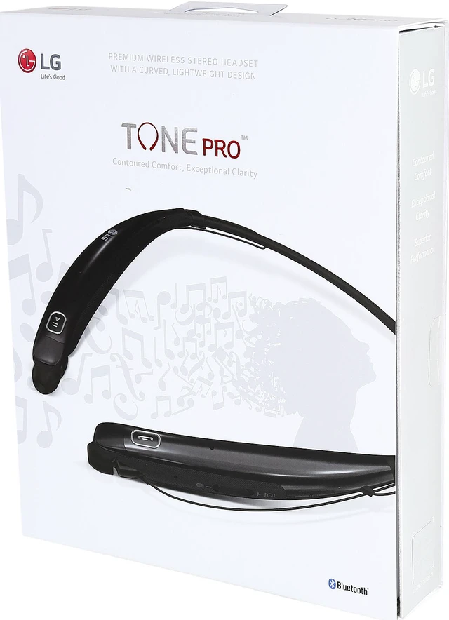 Alt view image 5 of 5 - LG Electronics Tone Pro HBS-770 Stereo Bluetooth Headphones - Black
