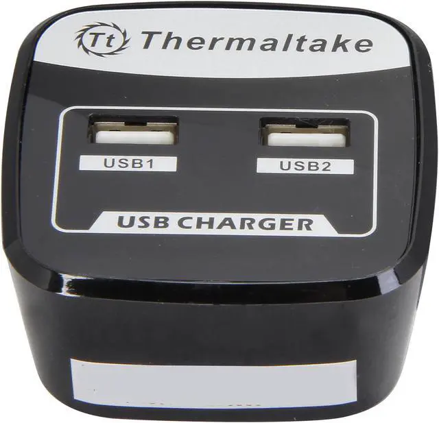 Alt view image 2 of 6 - Thermaltake AC0020 TriP Dual USB AC Charger Bundled with US/UK/EU/AU plugs for Tablets, Smartphones, and other USB devices