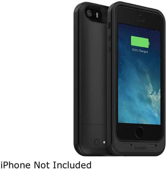 Alt view image 4 of 4 - Mophie Black 1700 mAh Juice Pack Air Rechargeable External Battery Case for iPhone 5 2105JPAIP5BLK