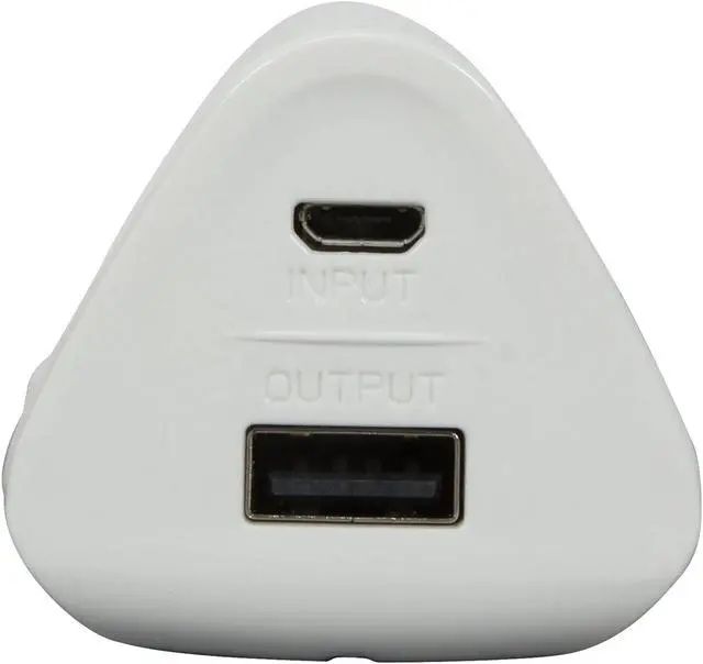 Alt view image 3 of 6 - PQI White 7600 mAh Power Bank i-Power 7800