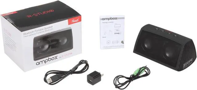 Alt view image 7 of 7 - Rosewill R-Studio AMPBOX Bluetooth Portable Speaker with Built-In Mic and Rechargeable Battery