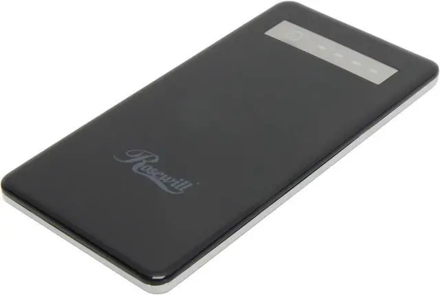 Main image of Rosewill RCBR-13010-BK Powerbank - Black, 5000 mAh External Backup Battery Charger for Smartphone, iPhone, & iPod