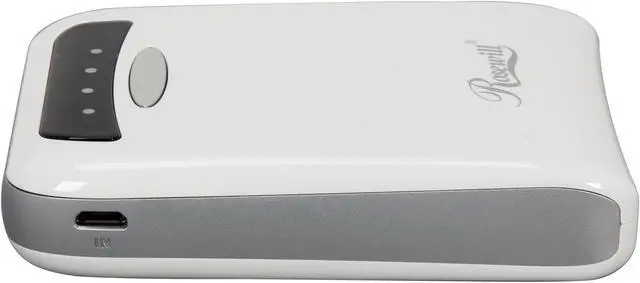 Alt view image 5 of 7 - Rosewill Powerbank RCBR-13020-WH - White, 11,200 mAh External Backup Battery Charger for Smartphone, iPhone, iPad, & iPod