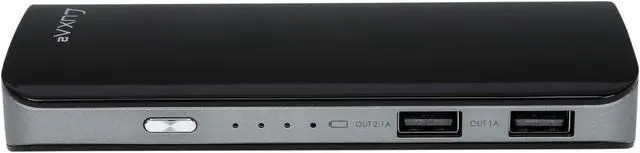 Alt view image 2 of 6 - Luxa2 EnerG Black 10400 mAh Portable Power Bank for Smartphone, Tablet, DC (Digital Camera), Gamepad PO-UNP-PCP6BK-00