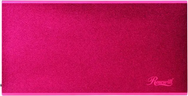 Alt view image 2 of 7 - Rosewill Elite - 8400 mAh External Backup Battery Charger for Smartphone, iPod, MP3 Player - Pink