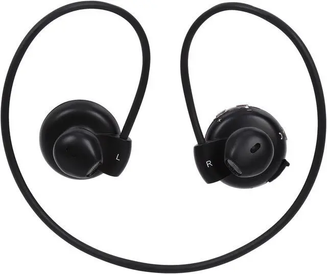 Alt view image 4 of 8 - Rosewill R-Studio E-Motion Wireless Sport Headphones - Bluetooth, Black, Stereo, Wrap Around with Hands-Free Mic