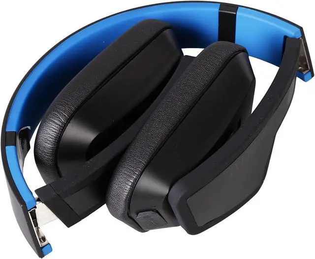 Alt view image 6 of 7 - GOgroove Wireless Bluetooth Fitness Headphones with IPX4 Water-Resistant Rating, Built-In Microphone for Hands-Free Calls & Folding Design for Travel - Works with Smartphones, Tablets & MP3 Players