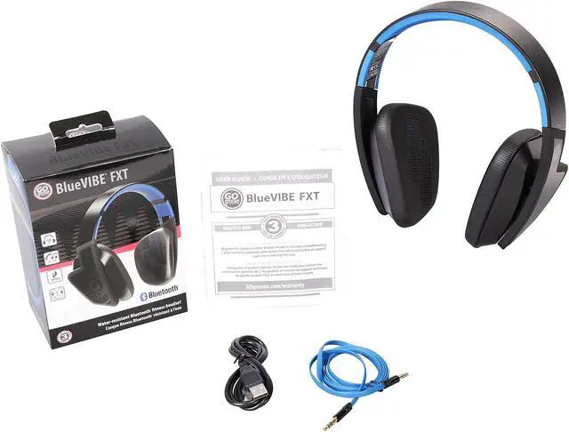 Alt view image 7 of 7 - GOgroove Wireless Bluetooth Fitness Headphones with IPX4 Water-Resistant Rating, Built-In Microphone for Hands-Free Calls & Folding Design for Travel - Works with Smartphones, Tablets & MP3 Players