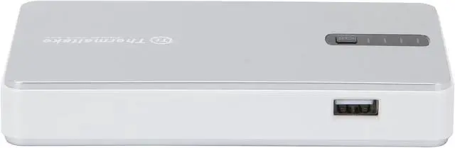 Alt view image 5 of 6 - Thermaltake Silver 8400 mAh TriP Portable Power Pack MB8400S002