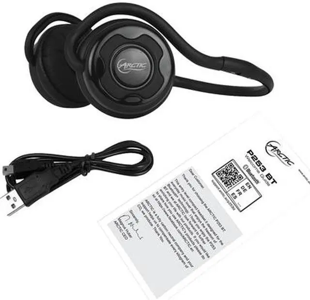 Alt view image 5 of 5 - Arctic Cooling P253BT Bluetooth Headphones with Mic