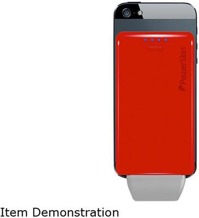 Alt view image 3 of 3 - Xpal Power Red 2000 mAh PowerSkin PoP'n-Apple iPhone 4/4S B01FXP1-RD-IP4