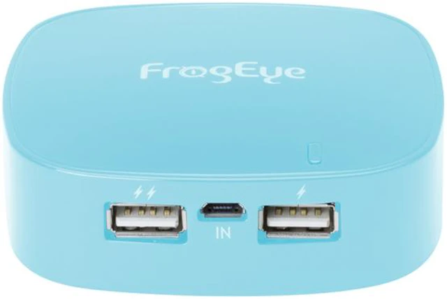Alt view image 2 of 3 - FrogEye PowerPlay P80 Sky Blue 8000 mAh Mobile Power Bank MA-P80 -10