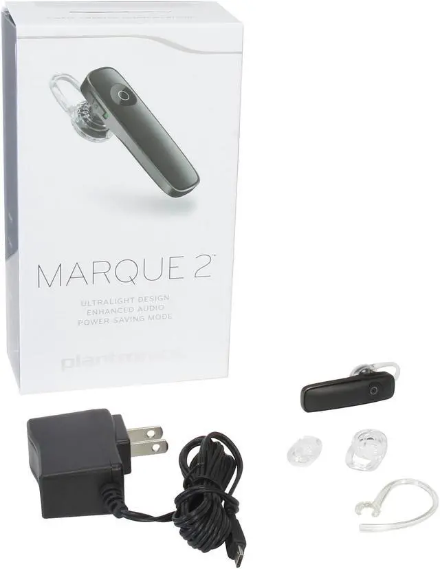Alt view image 6 of 6 - PLANTRONICS Marque 2 M165 88120-01 Black Bluetooth Headset