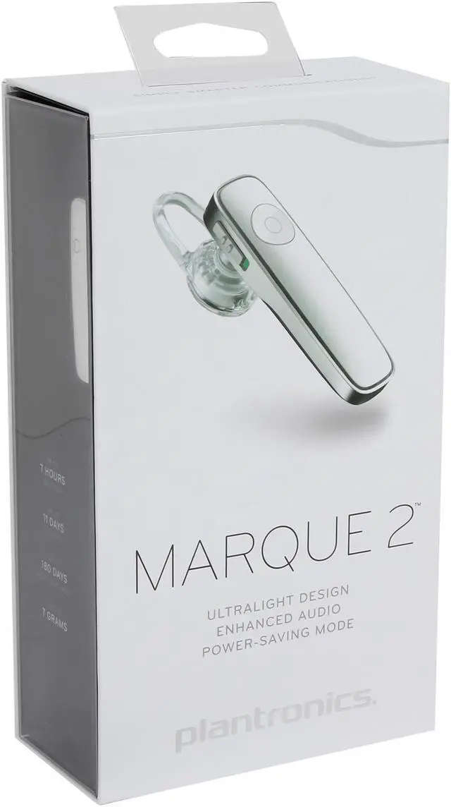Alt view image 9 of 9 - PLANTRONICS Marque 2 M165 White Bluetooth Headset w/ 1 year warranty