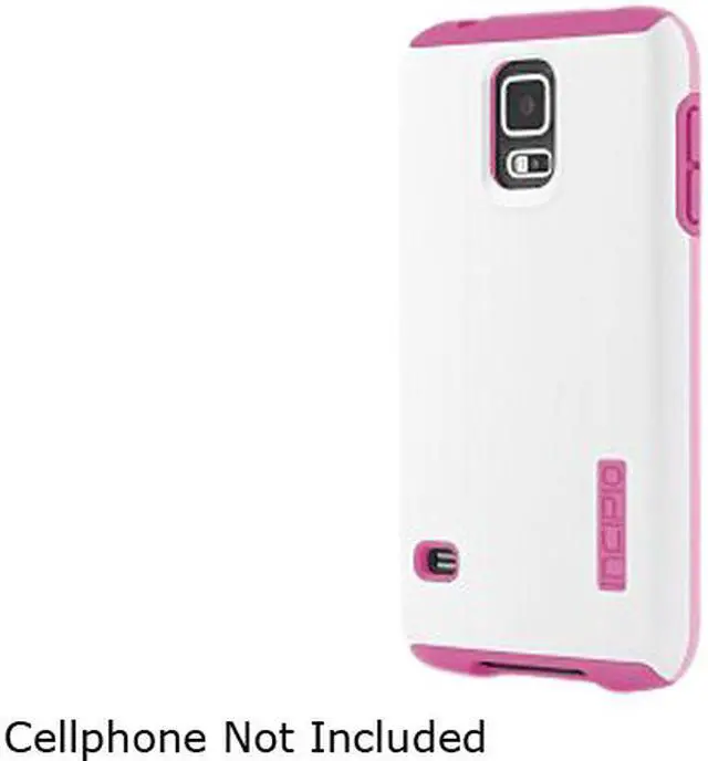 Main image of Incipio DUALPRO SHINE White/Pink Case For Samsung Galaxy S5 SA-528-WHT