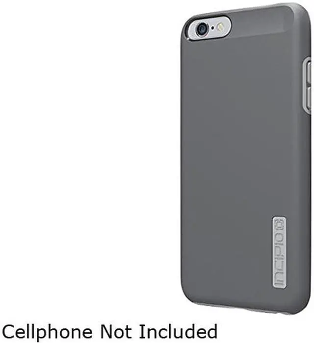 Main image of Incipio Dualpro Charcoal Case for iPhone 6 Plus 5.5in IPH-1195-GRY