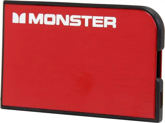 Main image of Monster PowerCard Cherry Red 1650 mAh Portable Battery MBL PCARD RD V2 WW