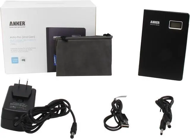 Alt view image 5 of 5 - Anker 2nd Gen Astro Pro2 20000mAh 4-Port Aluminum Portable External Battery Charger with 9V/12V Multi-Voltage Port and PowerIQTM Technology for iPad, iPhone; Galaxy S5 S4, Tab 2, Note, Nexus and more