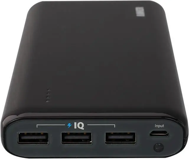 Alt view image 4 of 7 - Anker Astro E7 Ultra-High Capacity 25600mAh 3-Port 4A Compact External Battery Charger with PowerIQ Technology for iPhone, iPad, Samsung and More (Black)