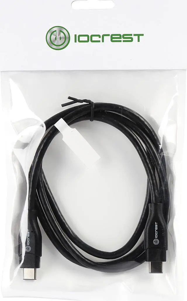 Alt view image 3 of 3 - Syba SY-CAB20191 Black USB 3.1 Type-C to Type-C Cable