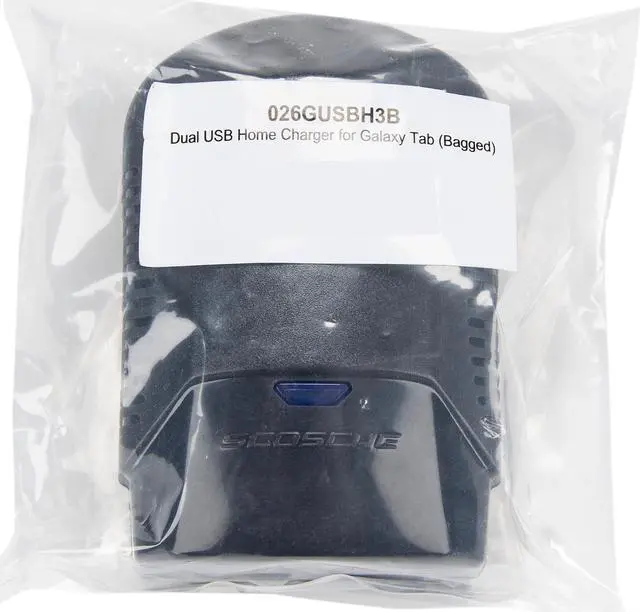 Alt view image 7 of 7 - SCOSCHE GUSBH3B Dual USB Home Charger