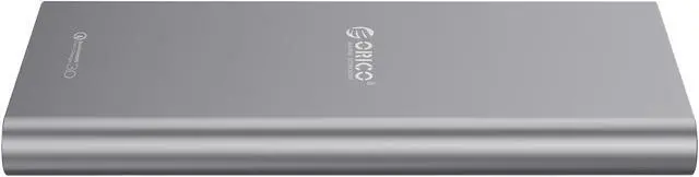 Alt view image 2 of 7 - [Qualcomm Certified Quick Charge 3.0] ORICO TS1-BK 10000 mAh QC3.0 & USB-C / Type-C Port Portable Charger External Battery Pack Power Bank for Phones, Tablet and More