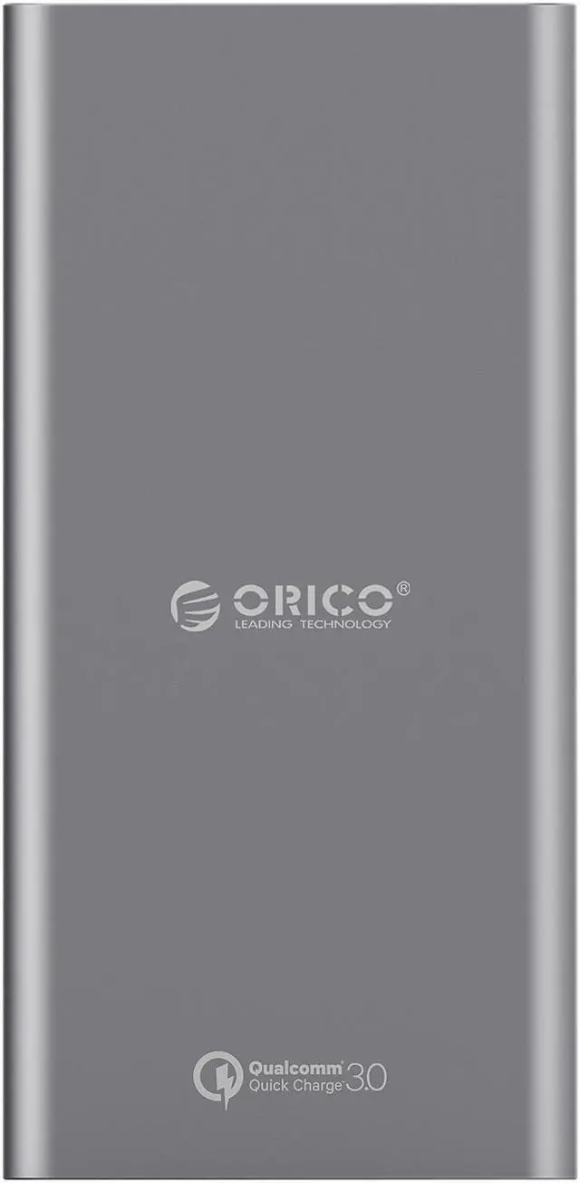 Alt view image 3 of 7 - [Qualcomm Certified Quick Charge 3.0] ORICO TS1-BK 10000 mAh QC3.0 & USB-C / Type-C Port Portable Charger External Battery Pack Power Bank for Phones, Tablet and More