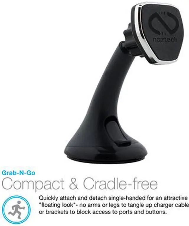 Alt view image 3 of 8 - Naztech MagBuddy Black Windshield Mount 13575