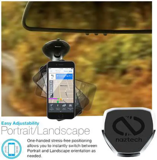 Alt view image 7 of 8 - Naztech MagBuddy Black Windshield Mount 13575