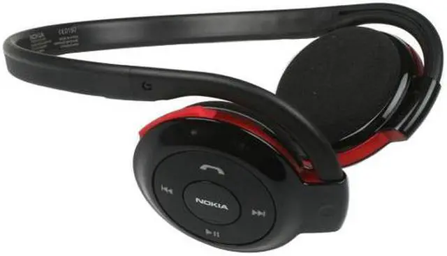 Alt view image 4 of 7 - Nokia Behind-The-Neck Bluetooth Stereo Headset Black (BH-503)