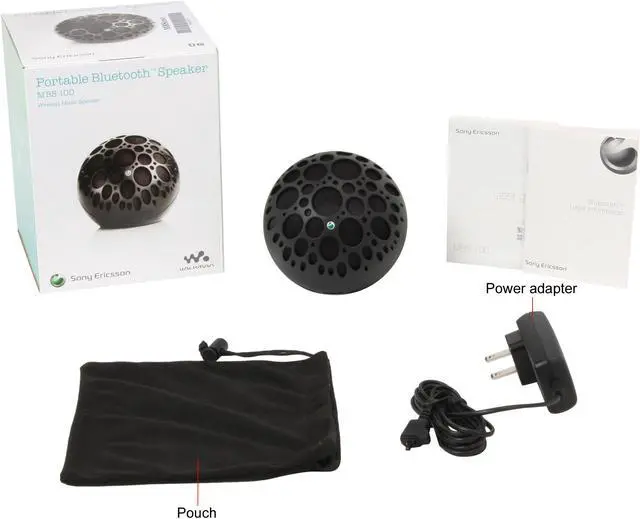 Alt view image 7 of 7 - Sony MBS-100 Portable Bluetooth Speaker