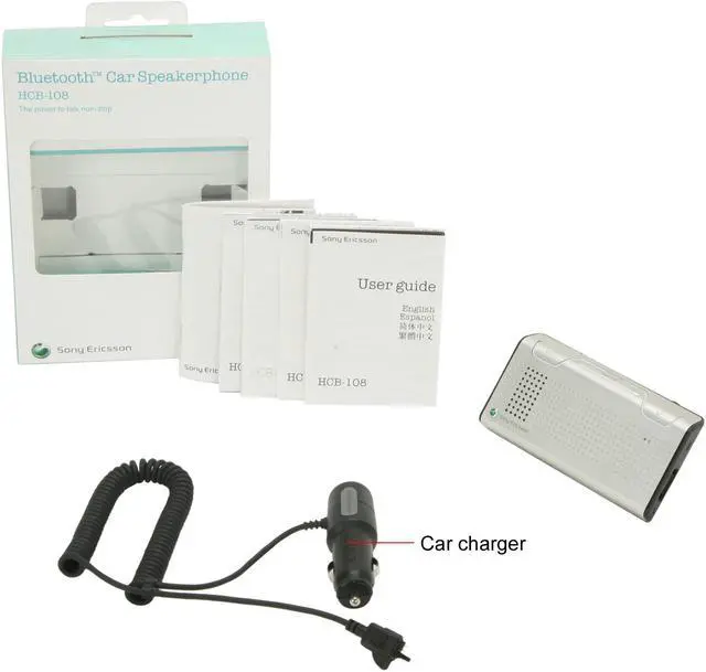 Alt view image 10 of 10 - Sony Ericsson Bluetooth Car kit Silver (HCB-108)