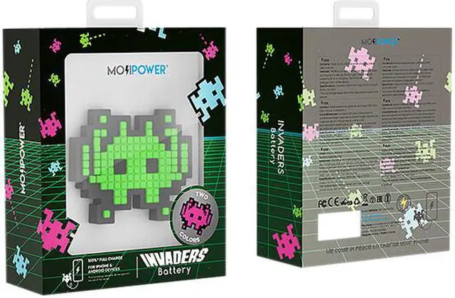 Alt view image 4 of 4 - Moji Invaders Power Bank 2600 mAh (MP-001-IN)