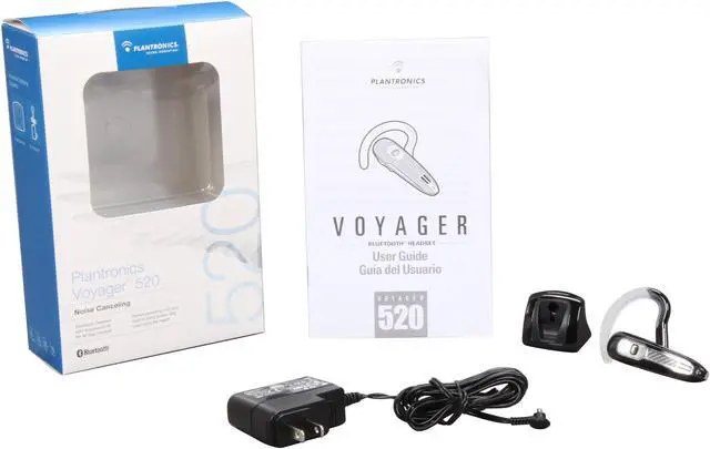 Alt view image 7 of 7 - PLANTRONICS Over-The-Ear Bluetooth Headset w/ Noise-Cancelling Microphone / Multipoint / Up to 8 Hours Talk Time (Voyager 520)