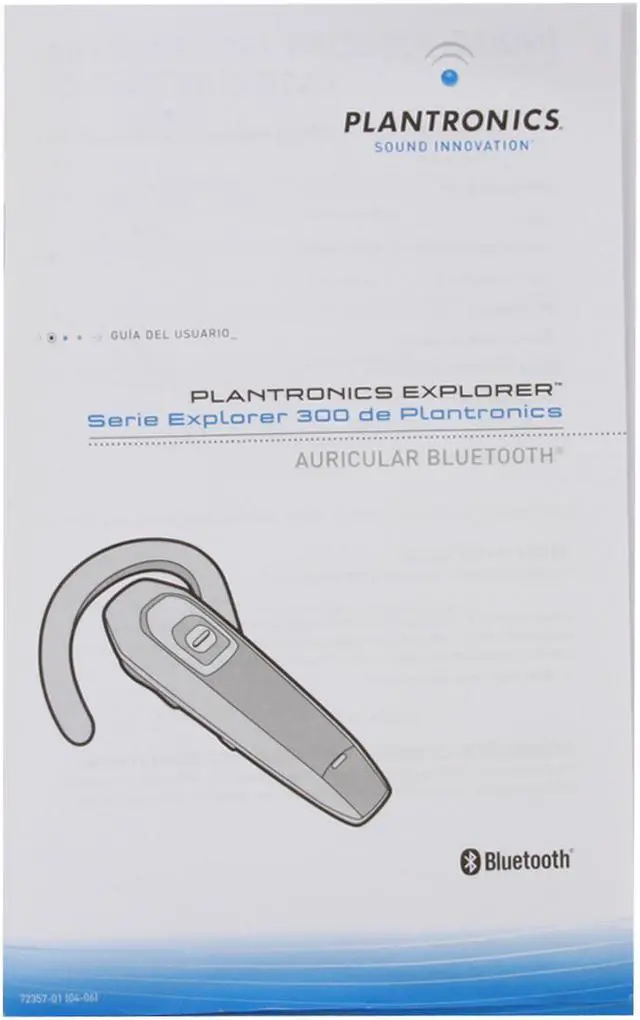 Alt view image 9 of 10 - PLANTRONICS Explorer 330 White Bluetooth Headset