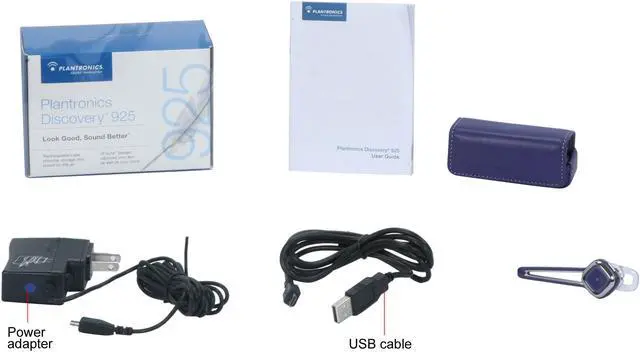 Alt view image 7 of 7 - PLANTRONICS In the Ear Bluetooth Premium Headset Majestic Purple (Discovery 925)