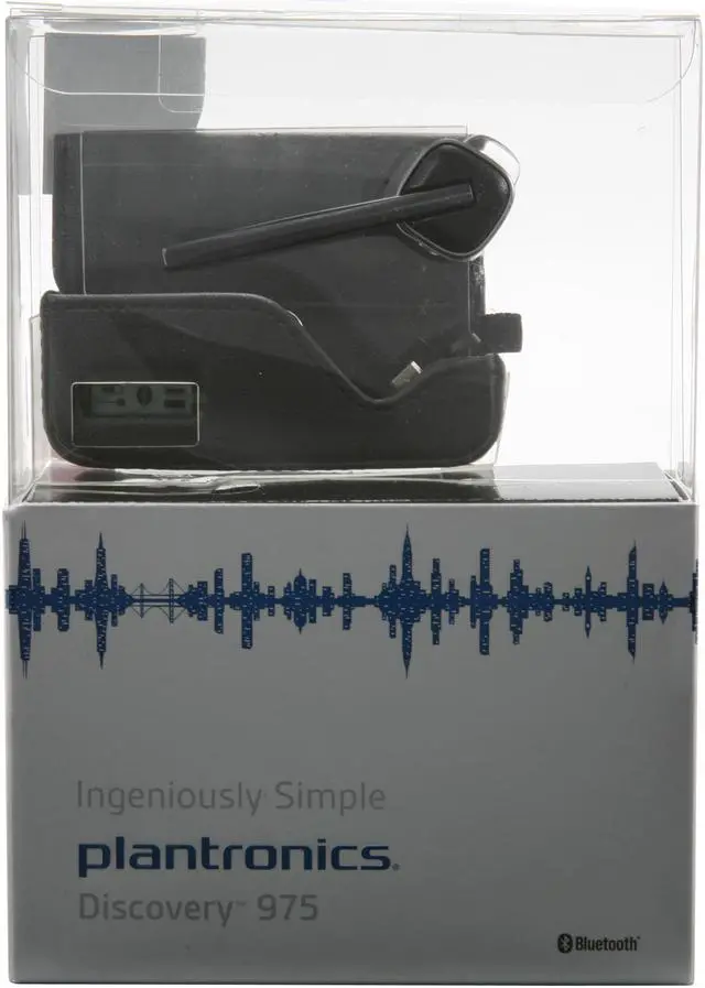 Alt view image 6 of 6 - Plantronics In-The-Ear Bluetooth Headset w/ Dual-Mic / Windsmart Technology / Quick Pair Technology (Discovery 975)